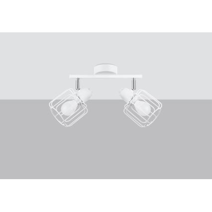 Spotlámpa BELUCI 2xE14/40W/230V fehér