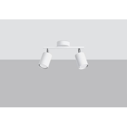 Spotlámpa LEMMI 2xGU10/40W/230V fehér