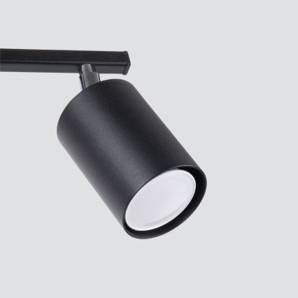 Spotlámpa LEMMI 2xGU10/40W/230V fekete