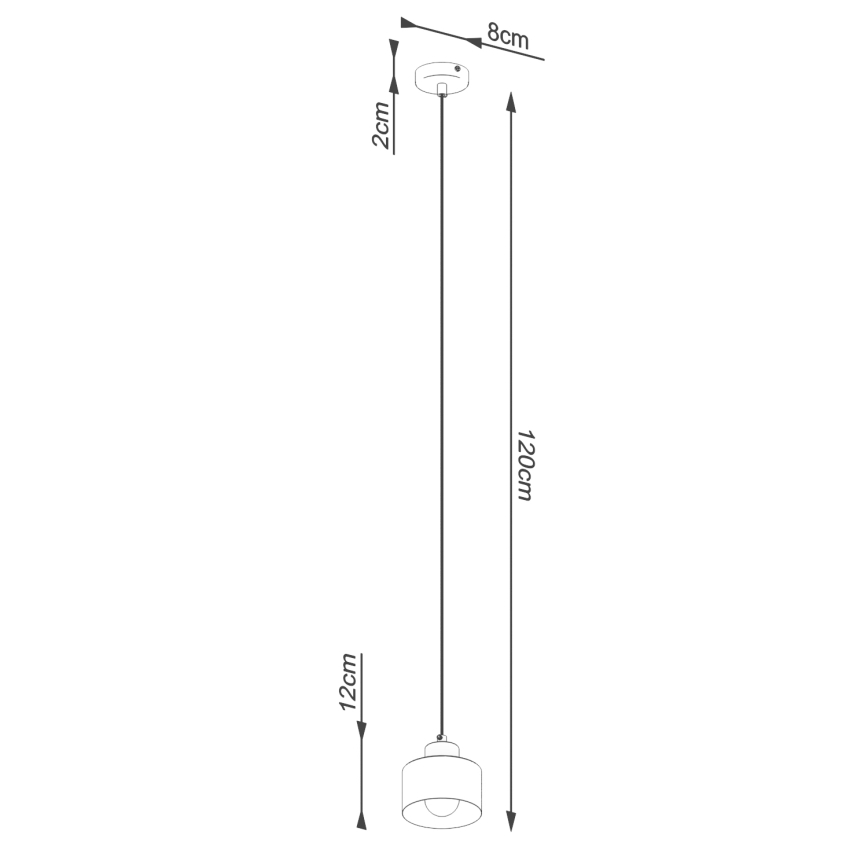 Csillár zsinóron SAVAR 1xE27/60W/230V fekete