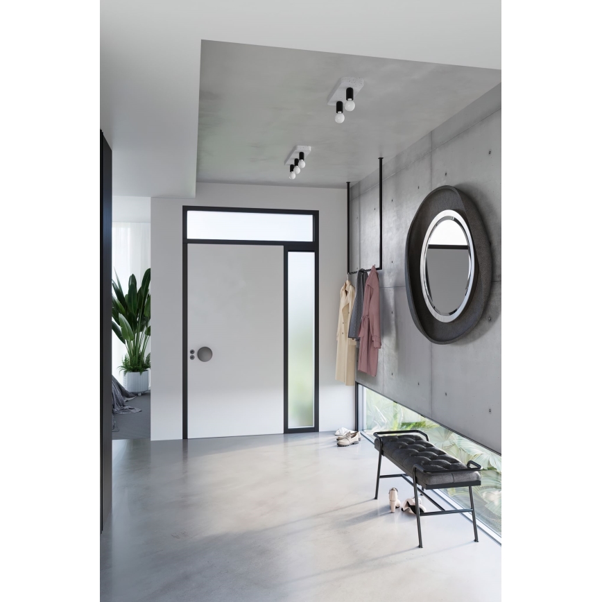 Spotlámpa TAVO 3xE27/15W/230V beton