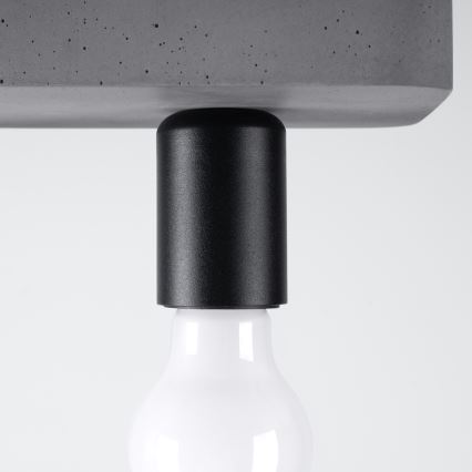 Spotlámpa TAVO 3xE27/15W/230V beton