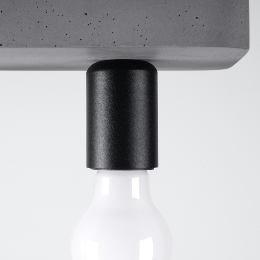 Spotlámpa TAVO 3xE27/15W/230V beton