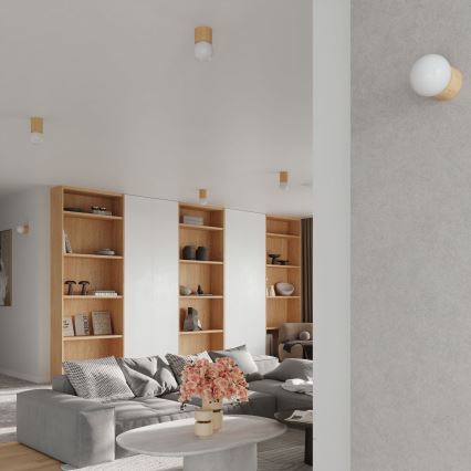Spotlámpa BOOMO 1xG9/8W/230V bükkfa