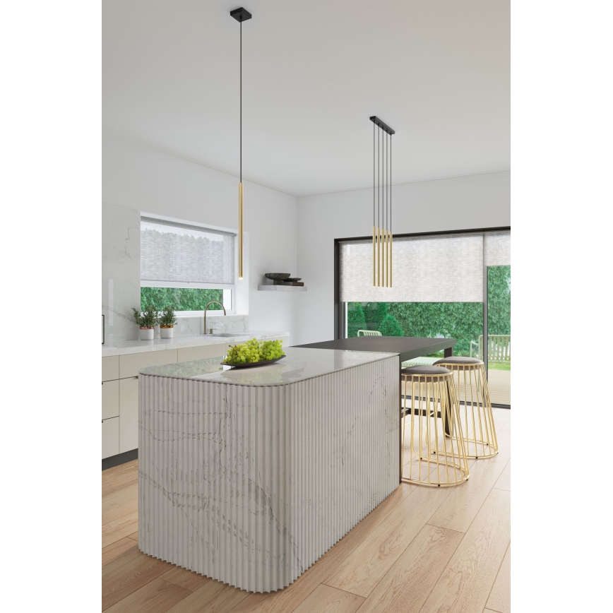 Csillár zsinóron PASTELO 3xG9/8W/230V arany