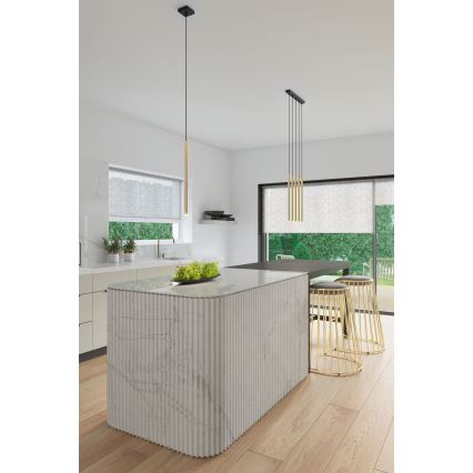 Csillár zsinóron PASTELO 5xG9/8W/230V arany