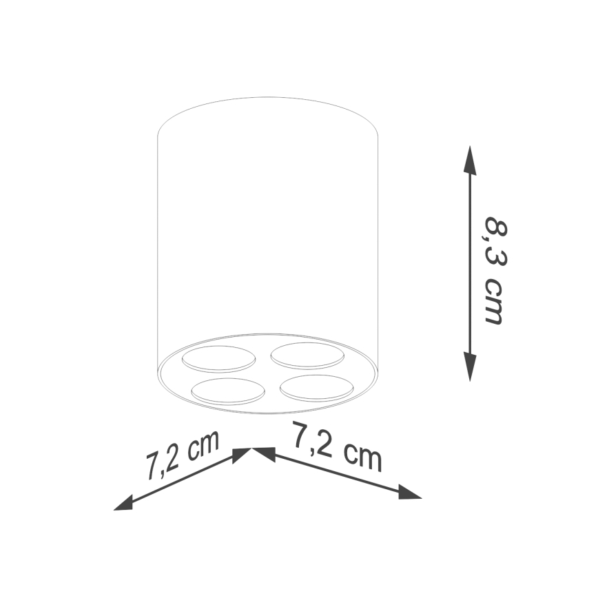 LED Spotlámpa ZOE LED/9W/230V fehér