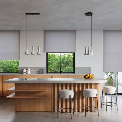 Csillár zsinóron REA 1xE14/12W/230V beton