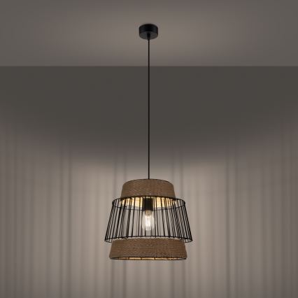 Csillár zsinóron BRILO 1xE27/15W/230V