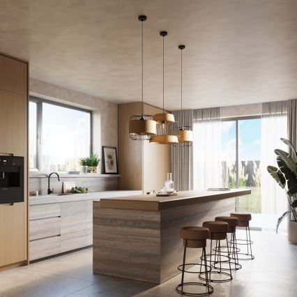 Csillár zsinóron BRILO 1xE27/15W/230V