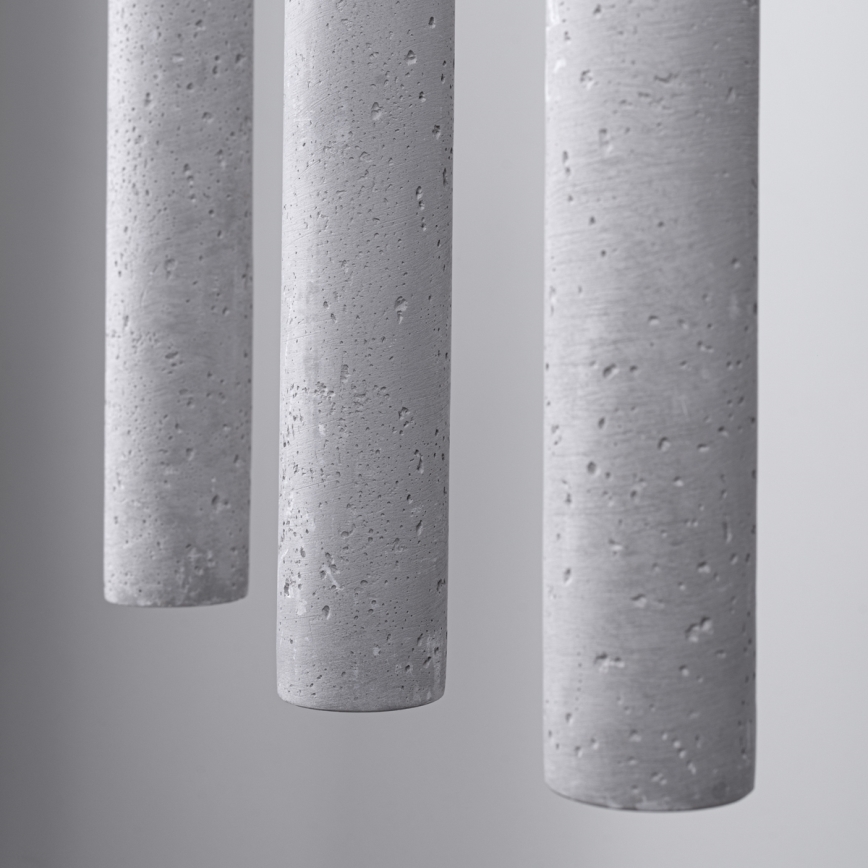 Csillár zsinóron PASTELO 3xG9/8W/230V beton