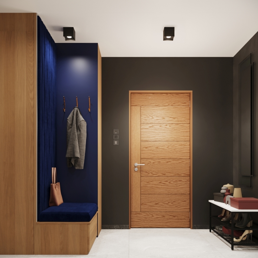 Spotlámpa HATI 1xGU10/10W/230V fekete