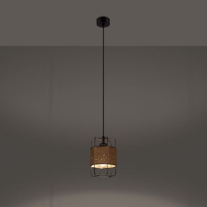 Csillár zsinóron GIZUR 1xE27/15W/230V