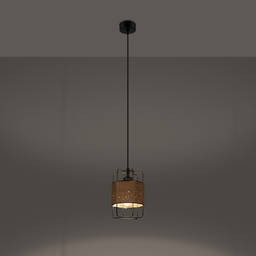Csillár zsinóron GIZUR 1xE27/15W/230V