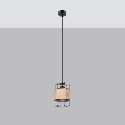 Csillár zsinóron GIZUR 1xE27/15W/230V