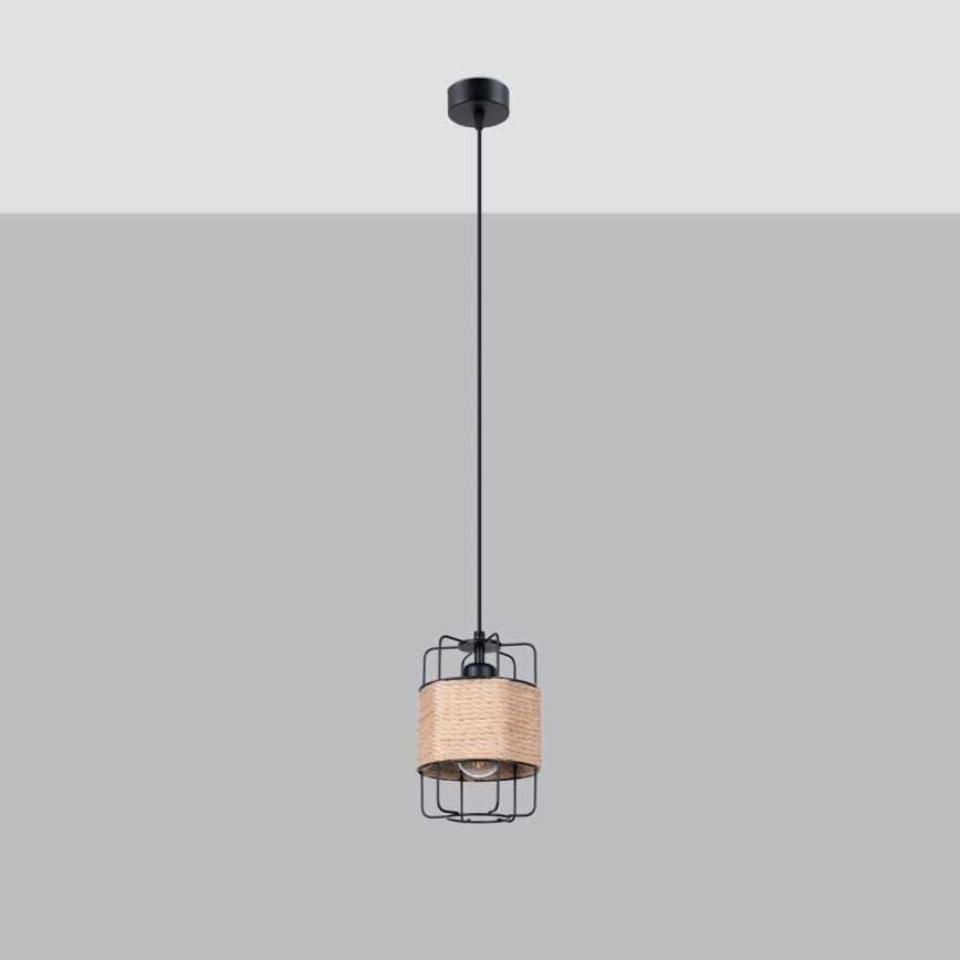 Csillár zsinóron GIZUR 1xE27/15W/230V