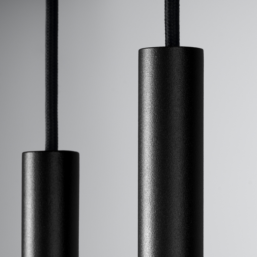 Csillár zsinóron PASTELO 2xG9/8W/230V fekete