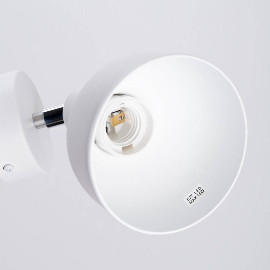 Fali spotlámpa ELBA 1xE27/15W/230V fehér