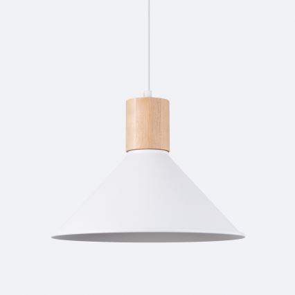 Csillár zsinóron JAGA 1xE27/15W/230V átm. 30 cm fehér