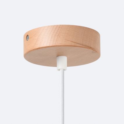 Csillár zsinóron JAGA 1xE27/15W/230V átm. 30 cm fehér