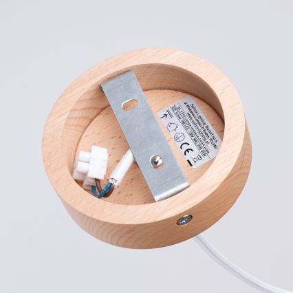 Csillár zsinóron JAGA 1xE27/15W/230V átm. 30 cm fehér