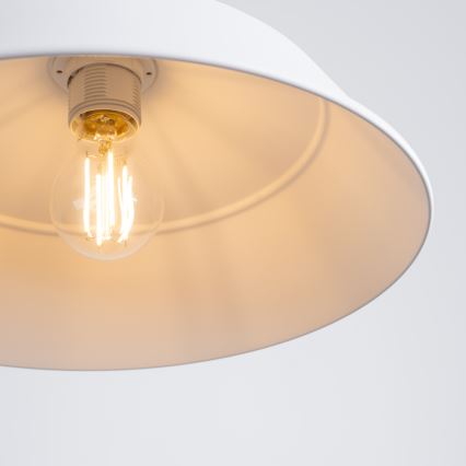 Csillár zsinóron FANO 1xE27/15W/230V átm. 34 cm fehér