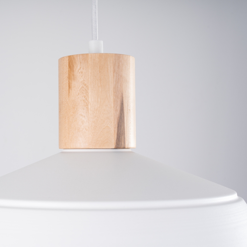Csillár zsinóron FANO 1xE27/15W/230V átm. 34 cm fehér