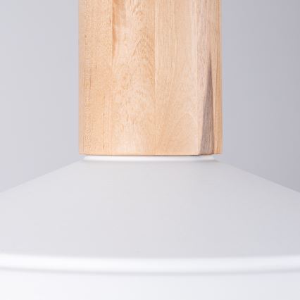 Csillár zsinóron FANO 1xE27/15W/230V átm. 34 cm fehér