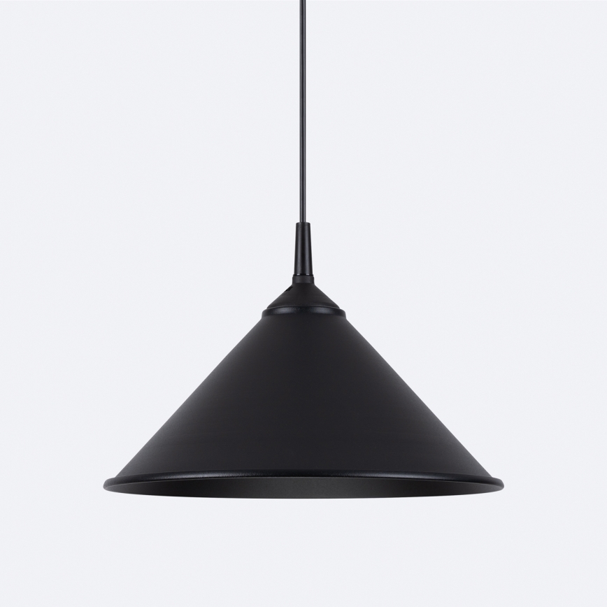 Csillár zsinóron ZUMA 1xE27/15W/230V átm. 30 cm fekete