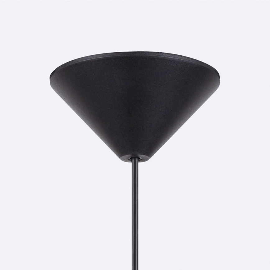 Csillár zsinóron ZUMA 1xE27/15W/230V átm. 30 cm fekete