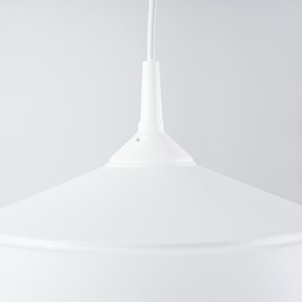 Csillár zsinóron FRIKA 1xE27/15W/230V átm. 34 cm fehér