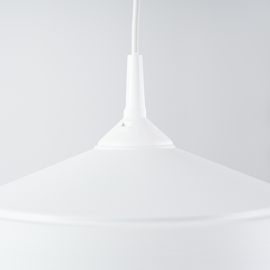 Csillár zsinóron FRIKA 1xE27/15W/230V átm. 34 cm fehér
