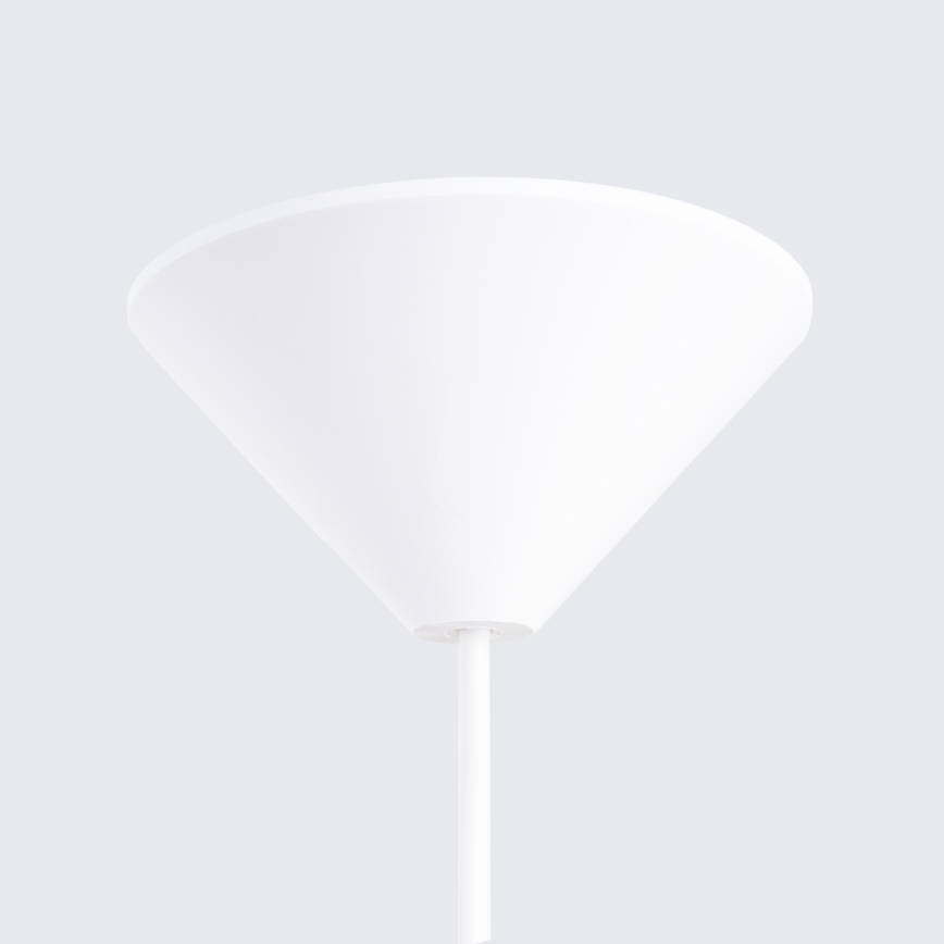 Csillár zsinóron FRIKA 1xE27/15W/230V átm. 34 cm fehér