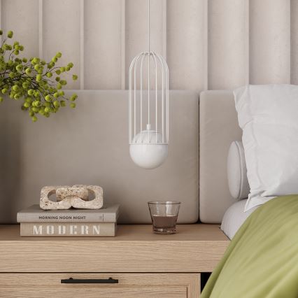 Csillár zsinóron BRINA 1xG9/8W/230V fehér