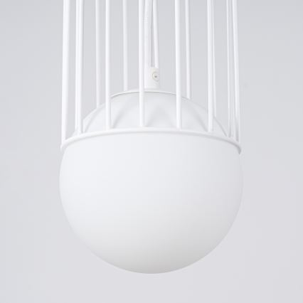 Csillár zsinóron BRINA 1xG9/8W/230V fehér