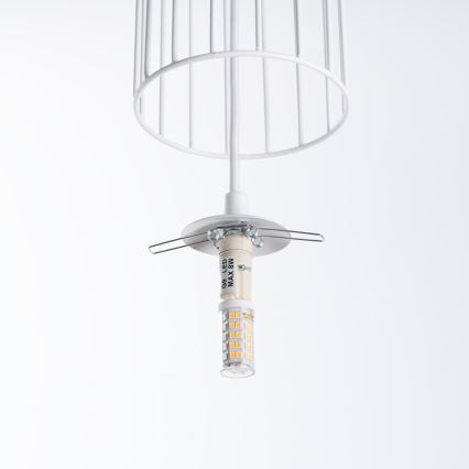 Csillár zsinóron BRINA 1xG9/8W/230V fehér