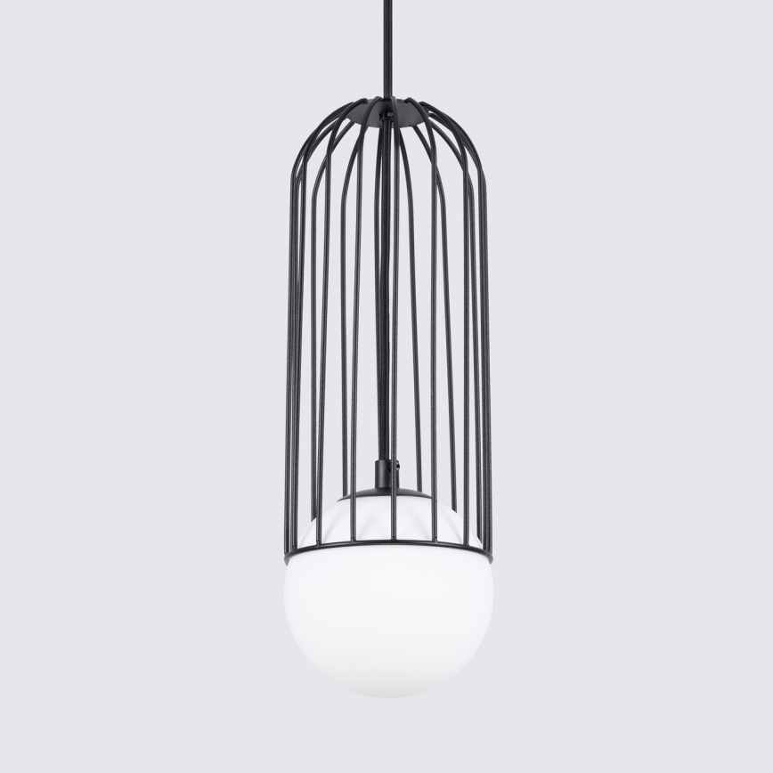 Csillár zsinóron BRINA 1xG9/8W/230V fekete