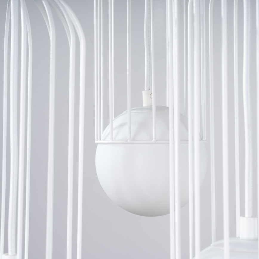 Csillár zsinóron BRINA 3xG9/8W/230V fehér