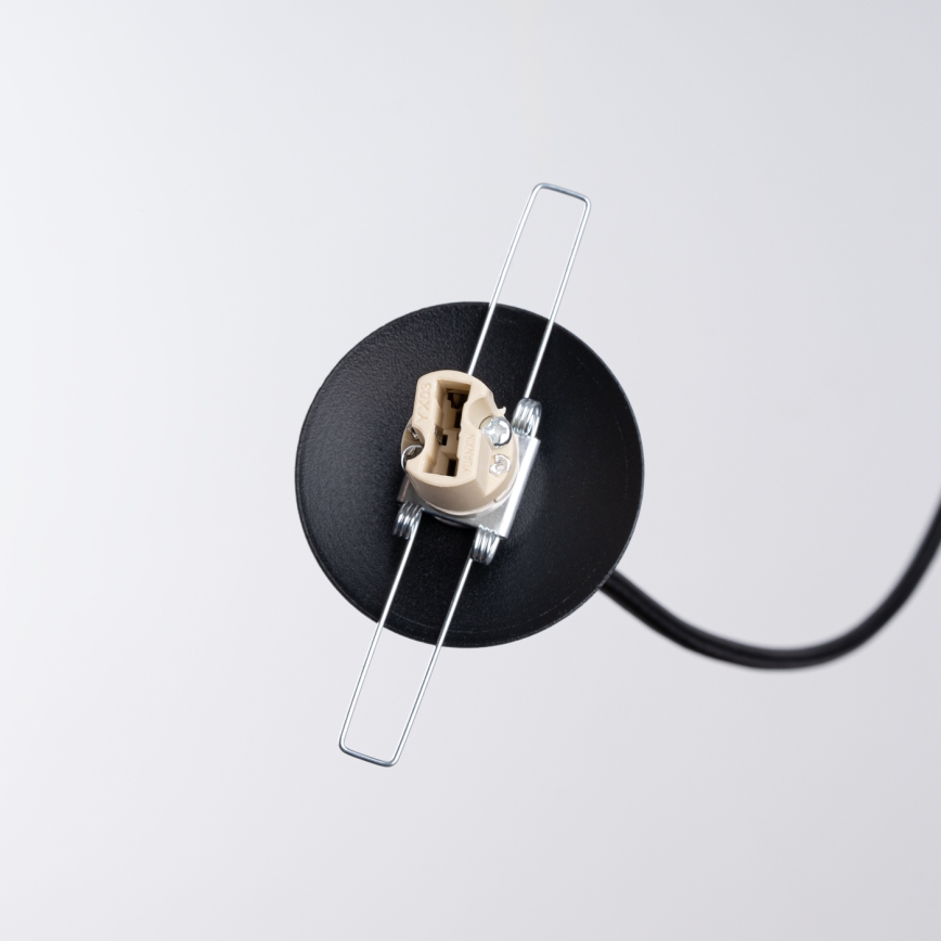 Csillár zsinóron BRINA 3xG9/8W/230V fekete