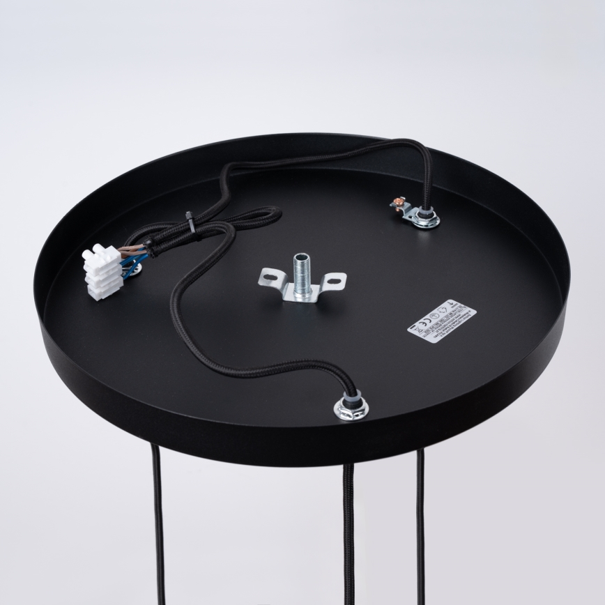 Csillár zsinóron BRINA 3xG9/8W/230V fekete