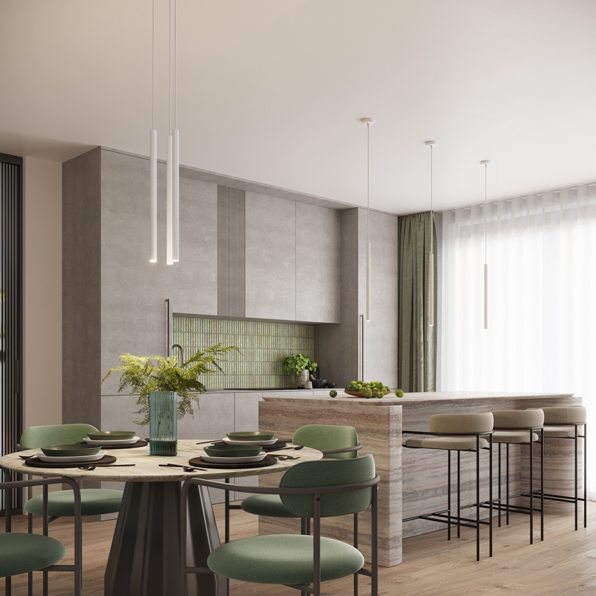 Csillár zsinóron ARCHE 1xG9/8W/230V fehér