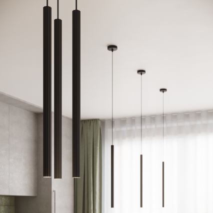 Csillár zsinóron ARCHE 3xG9/8W/230V fekete