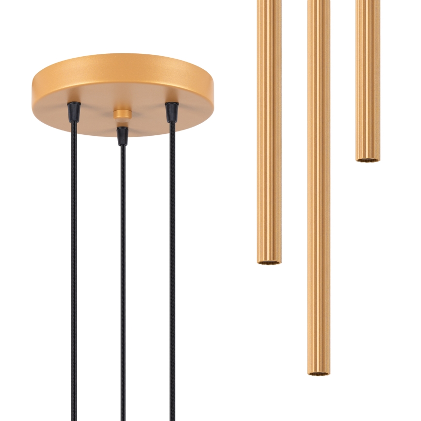 Csillár zsinóron ARCHE 3xG9/8W/230V arany