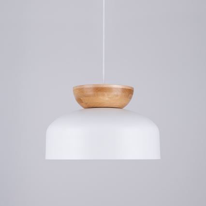 Csillár zsinóron MARION 1xE27/15W/230V átm. 29,5 cm fehér