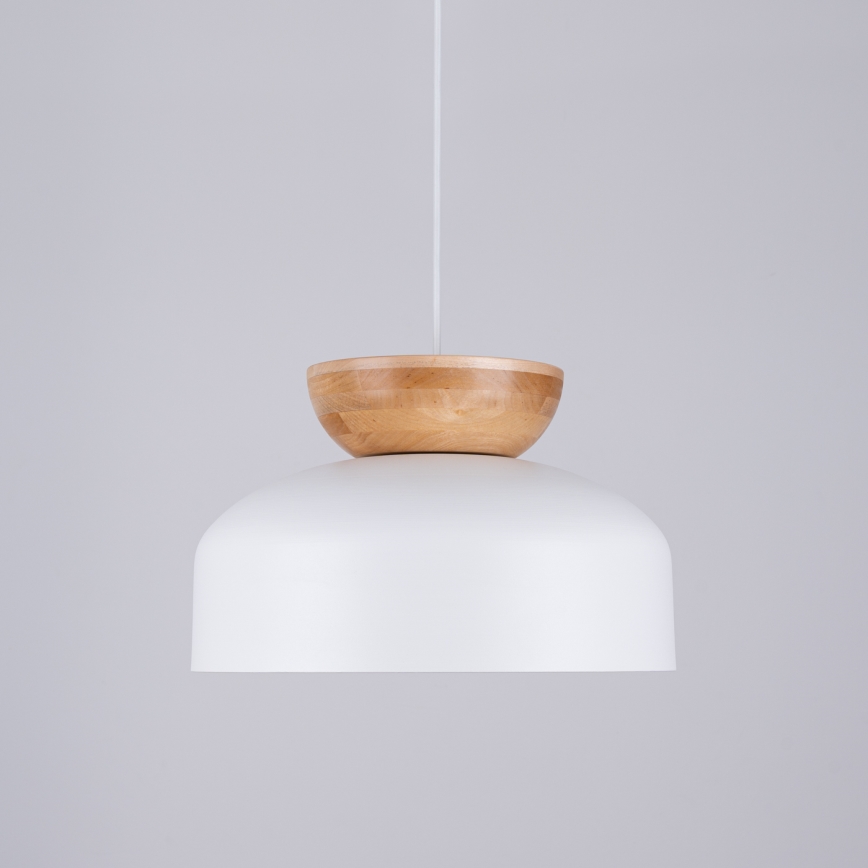 Csillár zsinóron MARION 1xE27/15W/230V átm. 29,5 cm fehér