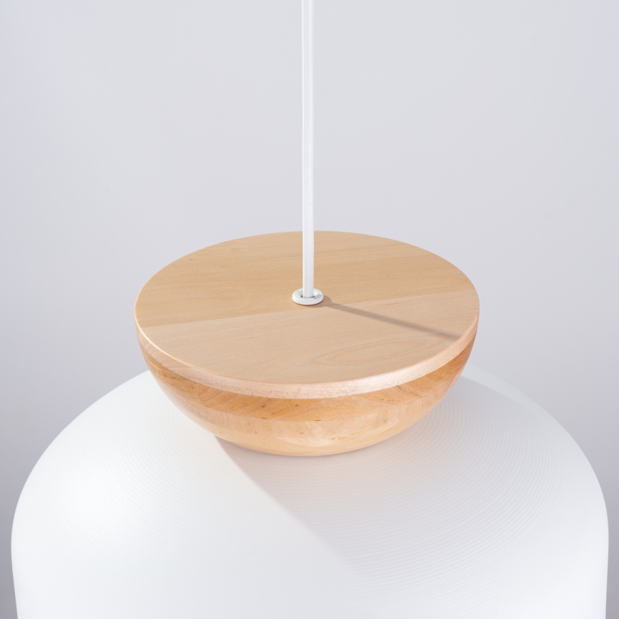 Csillár zsinóron MARION 1xE27/15W/230V átm. 29,5 cm fehér