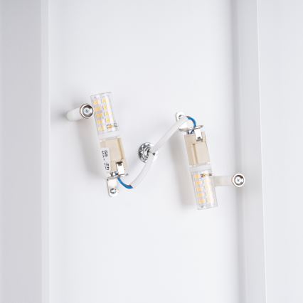 Fali lámpa DURLIN 2xG9/8W/230V fehér