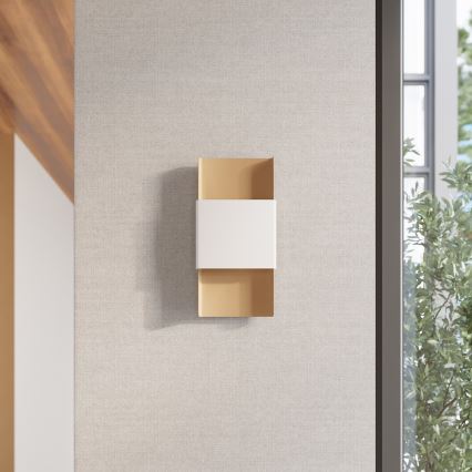 Fali lámpa DURLIN 2xG9/8W/230V arany/fehér