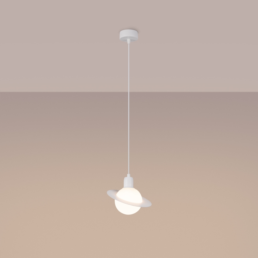 Csillár zsinóron HYPERION 1xG9/8W/230V fehér