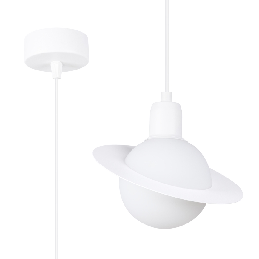 Csillár zsinóron HYPERION 1xG9/8W/230V fehér